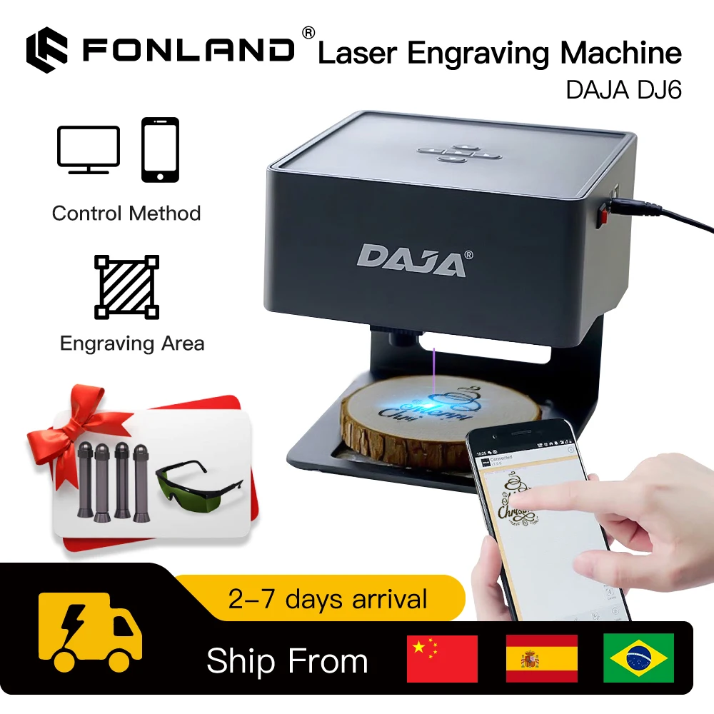 Fiber Laser Marking Machine 20W - DAJA Laser Engraver CNC DIY DJ6