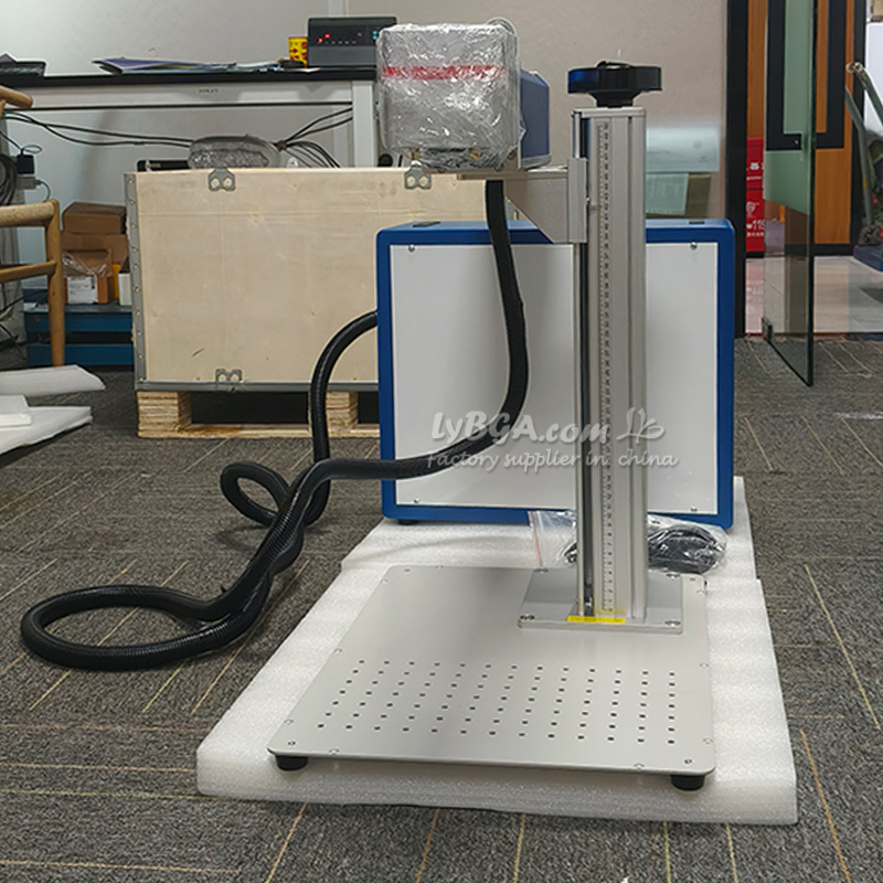Laser Marking Machine Rotary Axis - 50W Fiber Laser 30W Metal Marking